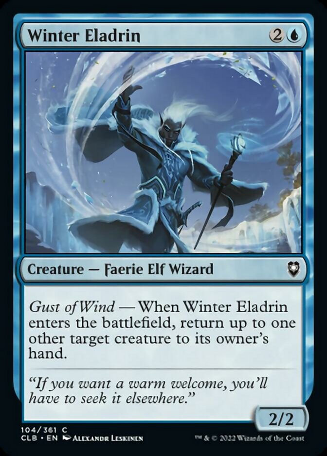 Winter Eladrin [Commander Legends: Battle for Baldur's Gate] | GnG Games