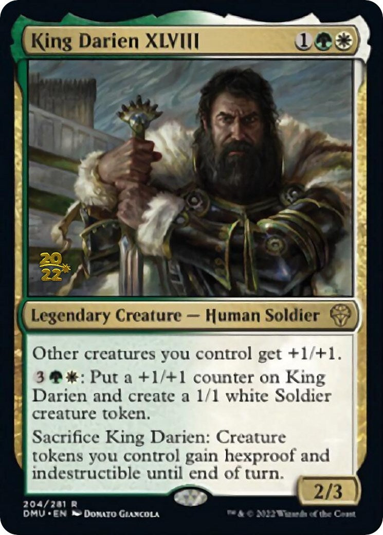 King Darien XLVIII [Dominaria United Prerelease Promos] | GnG Games