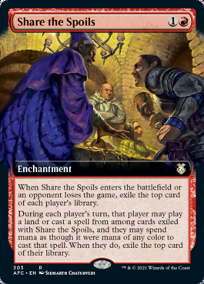 Share the Spoils (Extended) [Dungeons & Dragons: Adventures in the Forgotten Realms Commander] | GnG Games