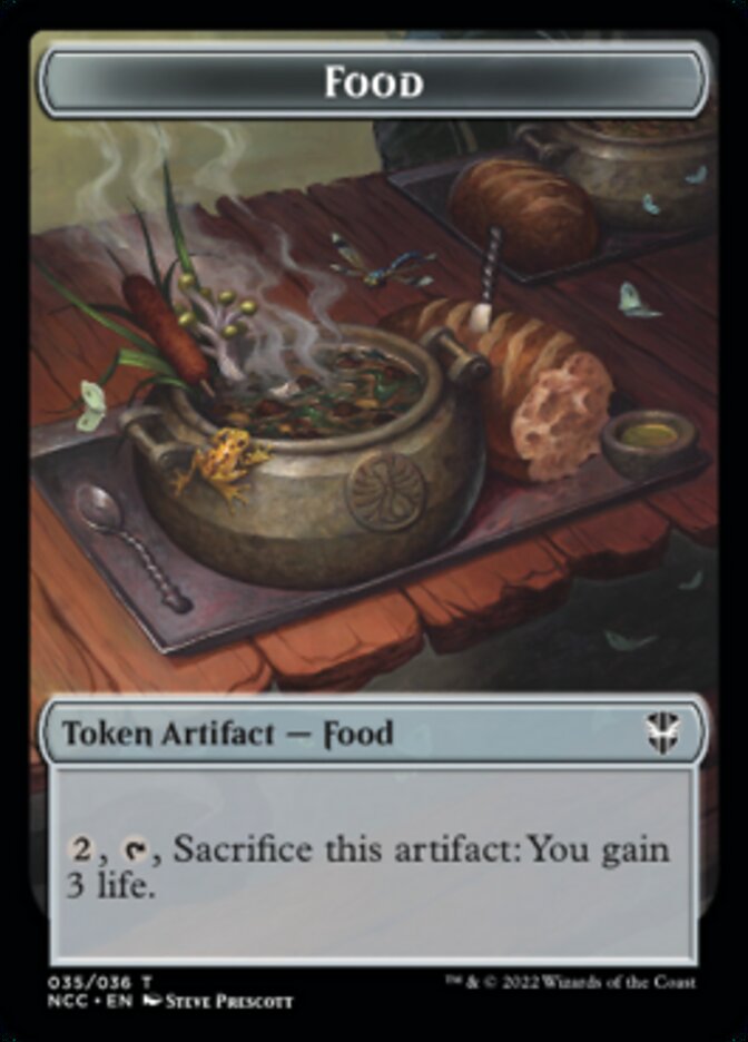 Food // Citizen Double-sided Token [Streets of New Capenna Commander Tokens] | GnG Games