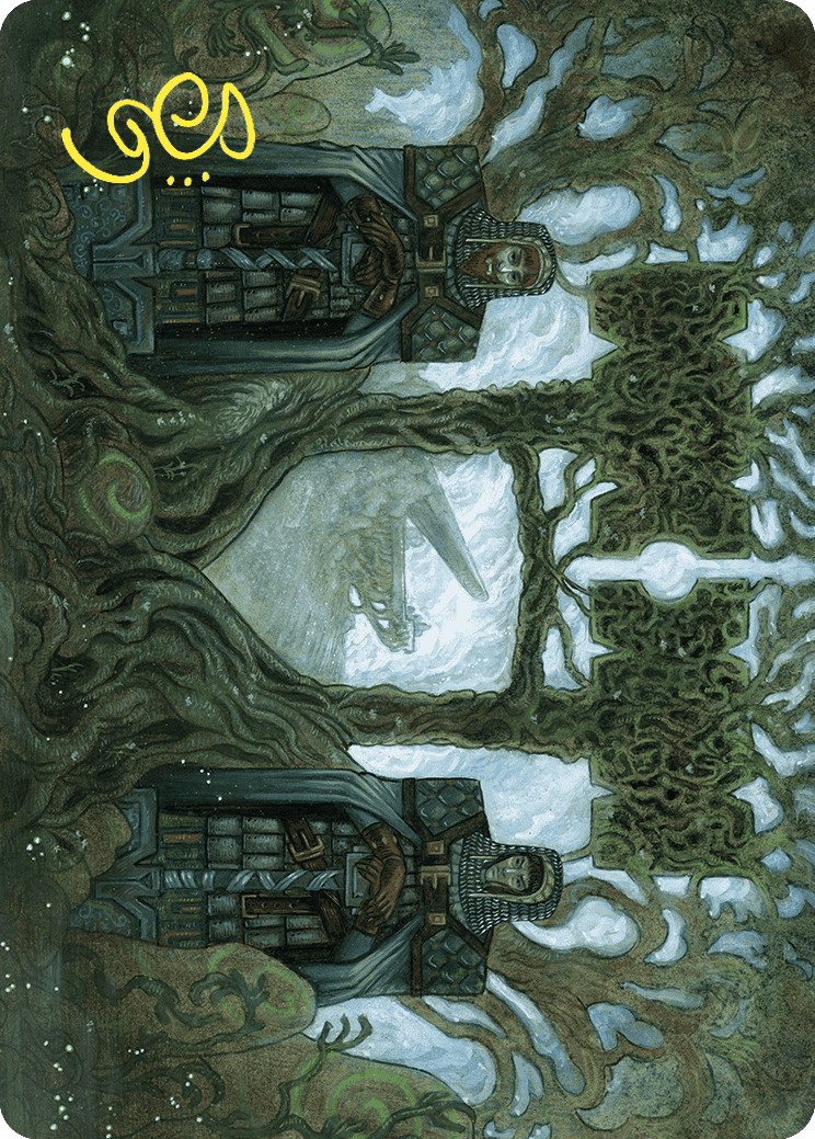 Court of Garenbrig Art Card (Gold-Stamped Signature) [Wilds of Eldraine Art Series] | GnG Games