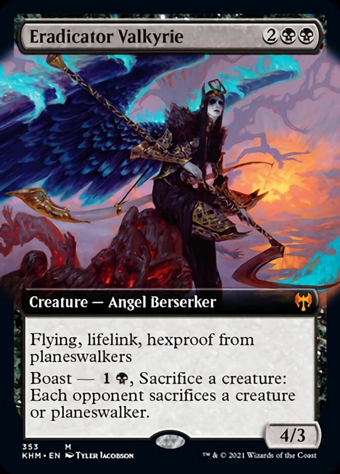 Eradicator Valkyrie (Extended Art) [Kaldheim] | GnG Games