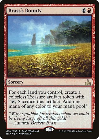 Brass's Bounty [Rivals of Ixalan Promos] | GnG Games