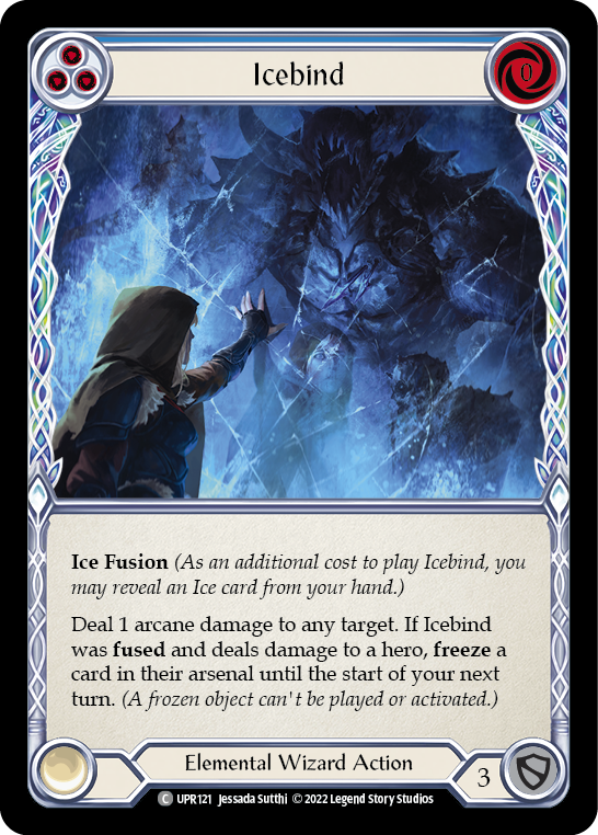 Icebind (Blue) [UPR121] (Uprising)  Rainbow Foil | GnG Games