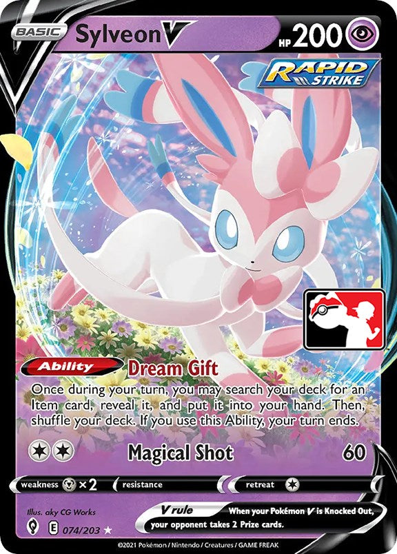 Sylveon V (074/203) [Prize Pack Series One] | GnG Games