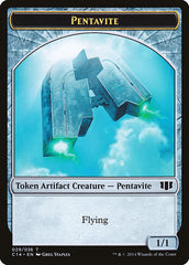 Myr // Pentavite Double-sided Token [Commander 2014 Tokens] | GnG Games