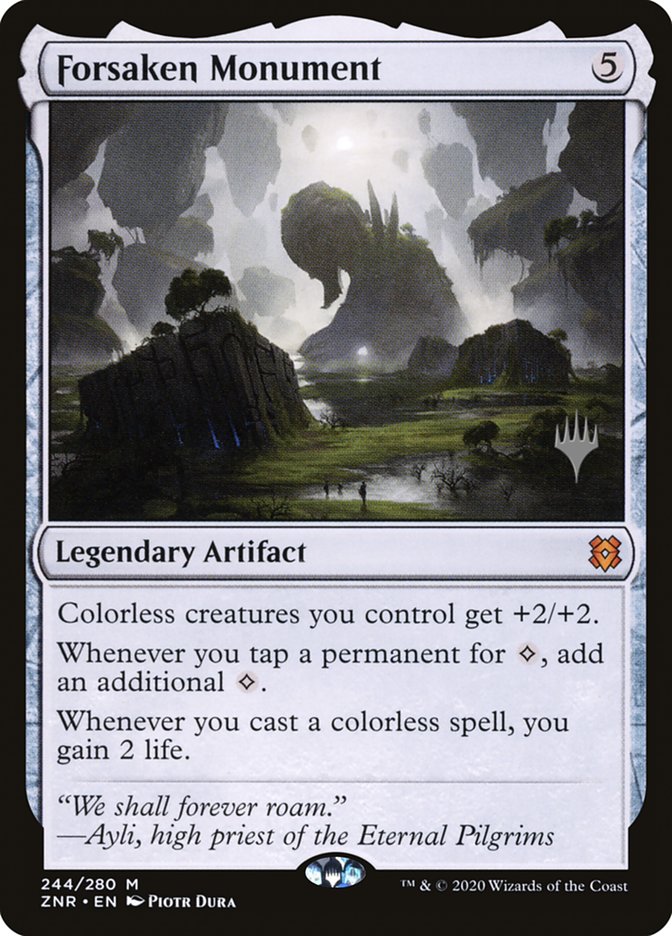 Forsaken Monument (Promo Pack) [Zendikar Rising Promos] | GnG Games