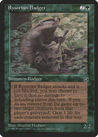 Rysorian Badger [Homelands] | GnG Games