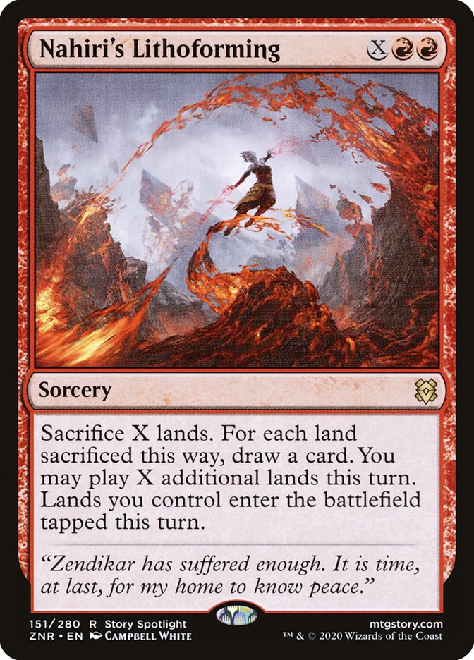 Nahiri's Lithoforming [Zendikar Rising] | GnG Games