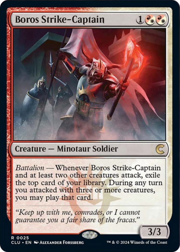 Boros Strike-Captain [Ravnica: Clue Edition] | GnG Games