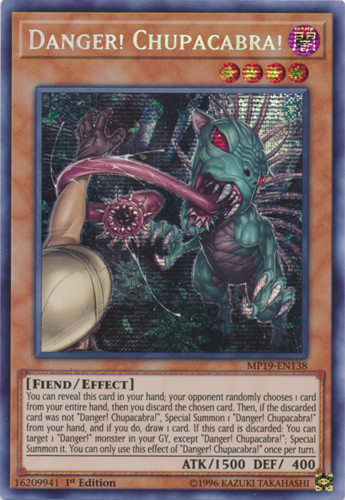 Danger! Chupacabra! [MP19-EN138] Prismatic Secret Rare | GnG Games