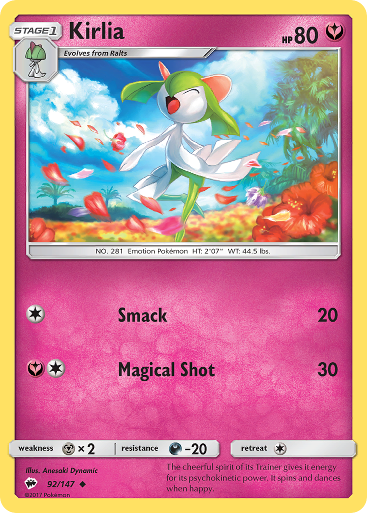 Kirlia (92/147) [Sun & Moon: Burning Shadows] | GnG Games