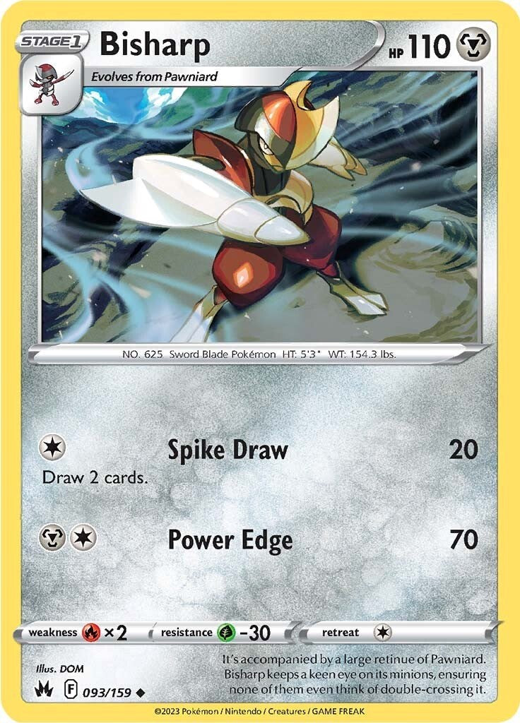 Bisharp (093/159) [Sword & Shield: Crown Zenith] | GnG Games
