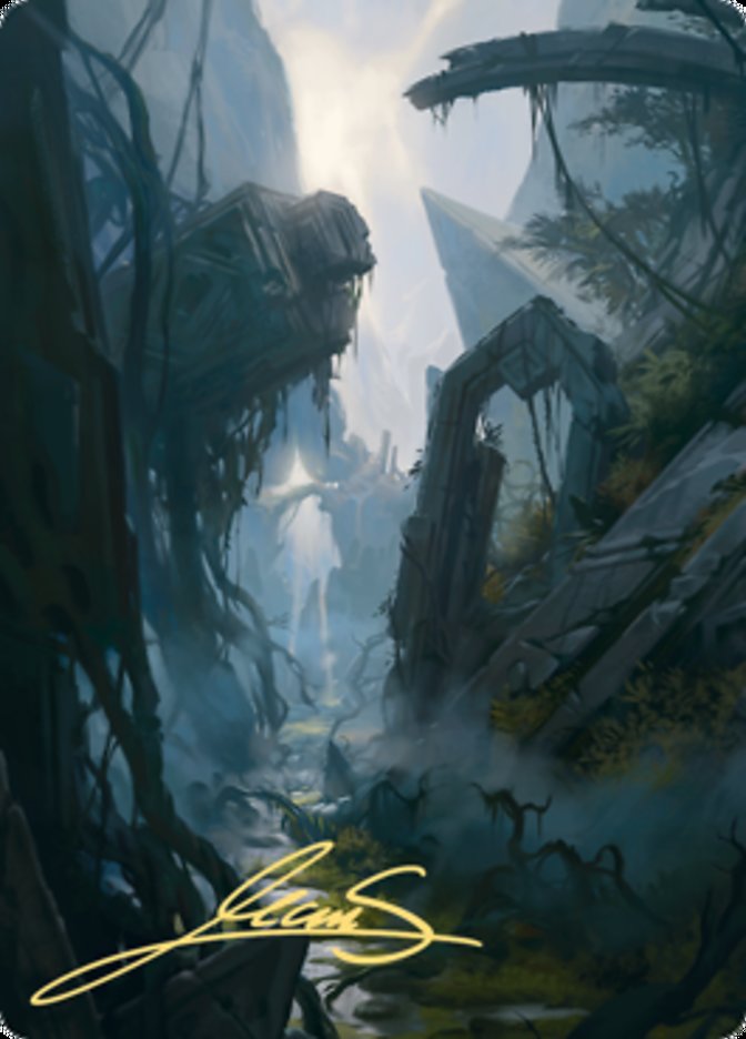 Swamp 2 Art Card (Gold-Stamped Signature) [Zendikar Rising Art Series] | GnG Games