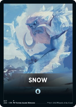 Snow Theme Card [Jumpstart 2022 Front Cards] | GnG Games