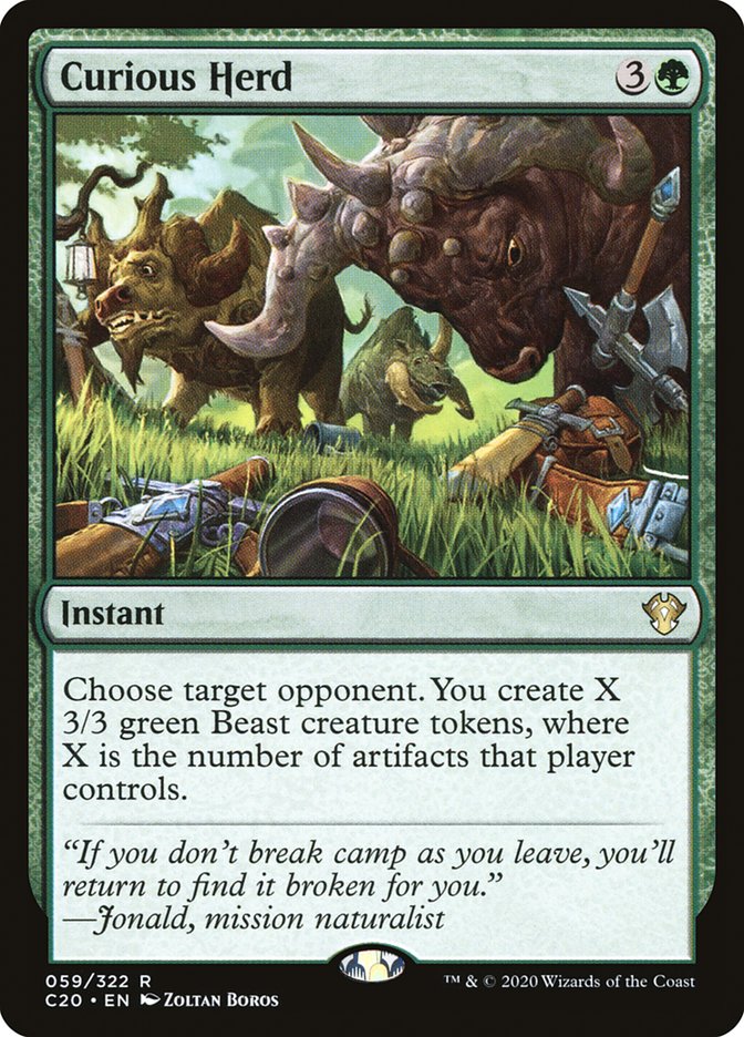 Curious Herd [Commander 2020] | GnG Games