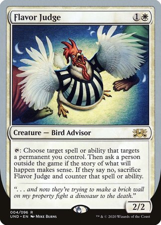 Flavor Judge [Unsanctioned] | GnG Games