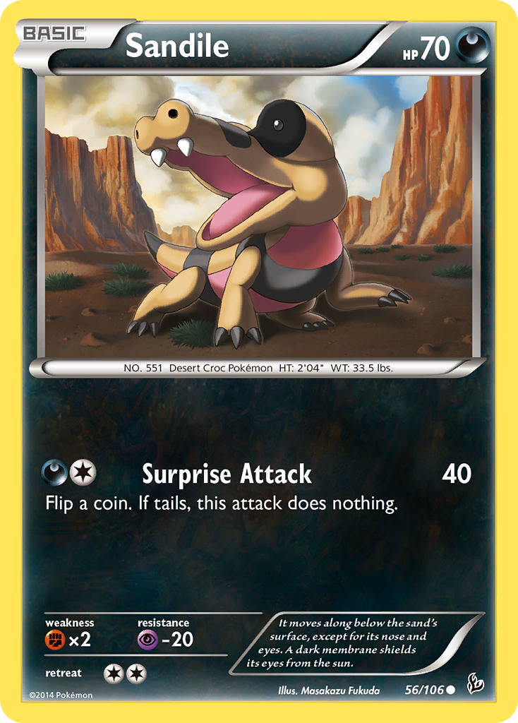 Sandile (56/106) [XY: Flashfire] | GnG Games