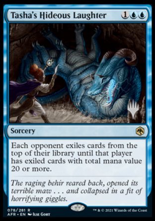 Tasha's Hideous Laughter (Promo Pack) [Dungeons & Dragons: Adventures in the Forgotten Realms Promos] | GnG Games