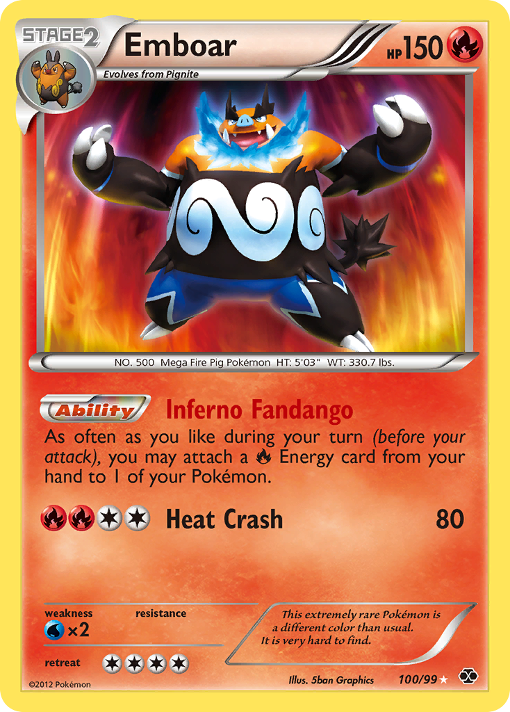 Emboar (100/99) [Black & White: Next Destinies] | GnG Games