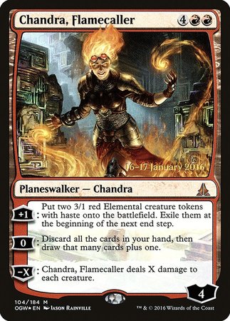 Chandra, Flamecaller [Oath of the Gatewatch Promos] | GnG Games