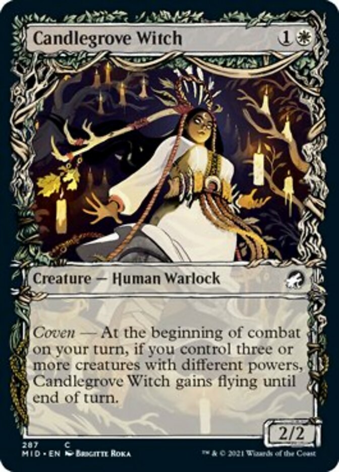 Candlegrove Witch (Showcase Equinox) [Innistrad: Midnight Hunt] | GnG Games