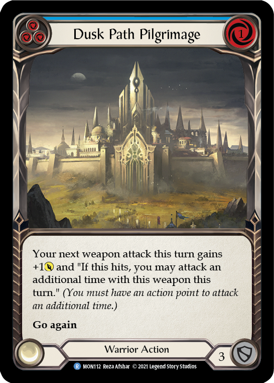 Dusk Path Pilgrimage (Blue) [MON112] 1st Edition Normal | GnG Games