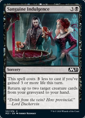 Sanguine Indulgence [Core Set 2021] | GnG Games
