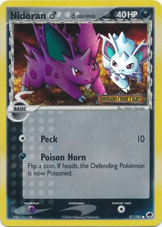 Nidoran (57/101) (Male) (Delta Species) (Stamped) [EX: Dragon Frontiers] | GnG Games