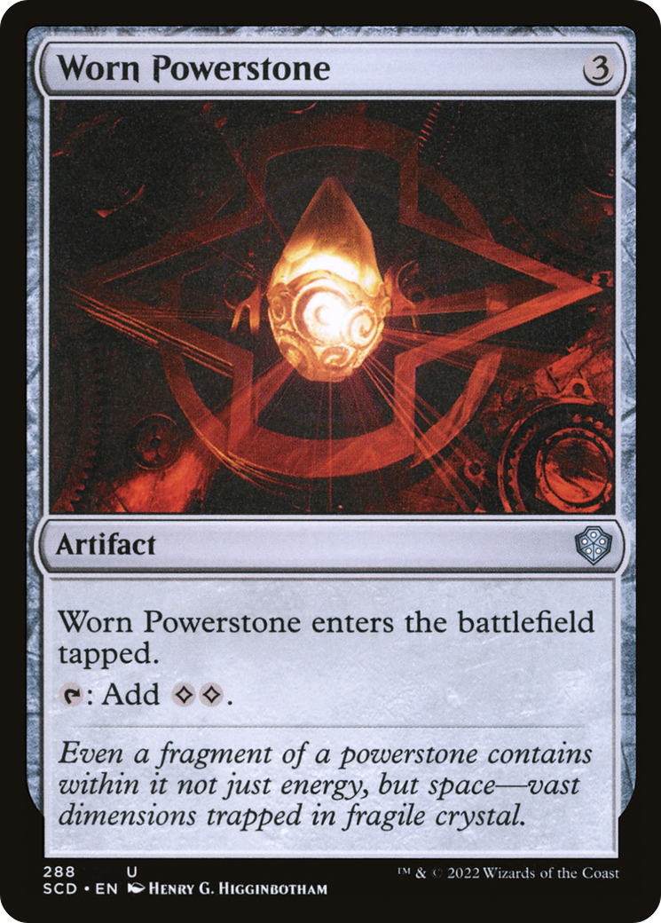 Worn Powerstone [Starter Commander Decks] | GnG Games