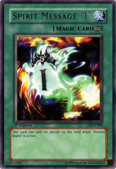 Spirit Message "I" [LON-089] Rare | GnG Games