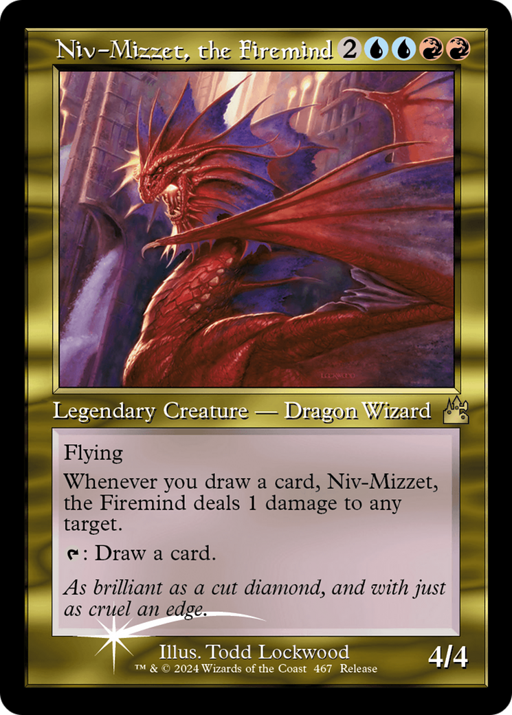 Niv-Mizzet, the Firemind (Retro Frame) [Ravnica Remastered] | GnG Games