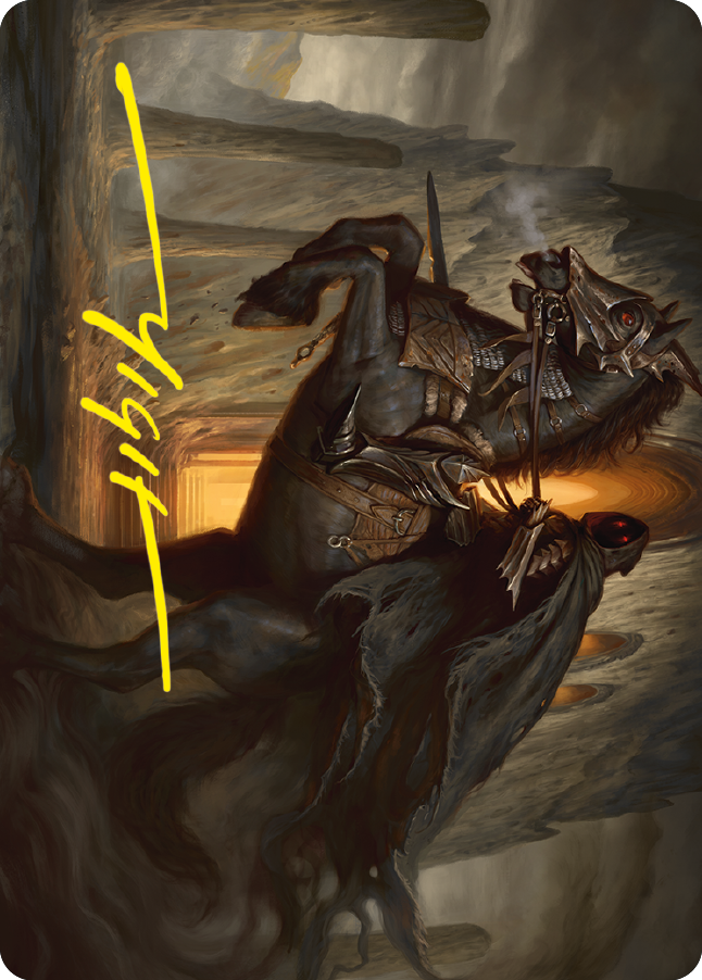 Nazgul Art Card (Gold-Stamped Signature) [The Lord of the Rings: Tales of Middle-earth Art Series] | GnG Games