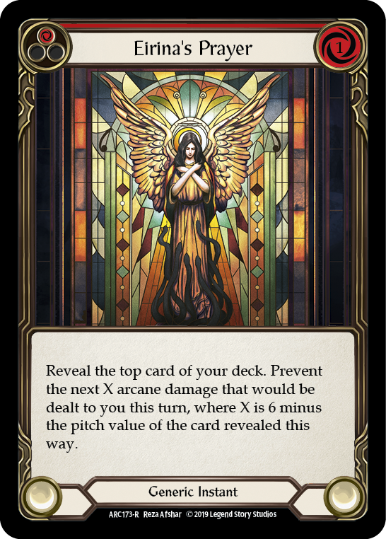 Eirina's Prayer (Red) [ARC173-R] 1st Edition Rainbow Foil | GnG Games