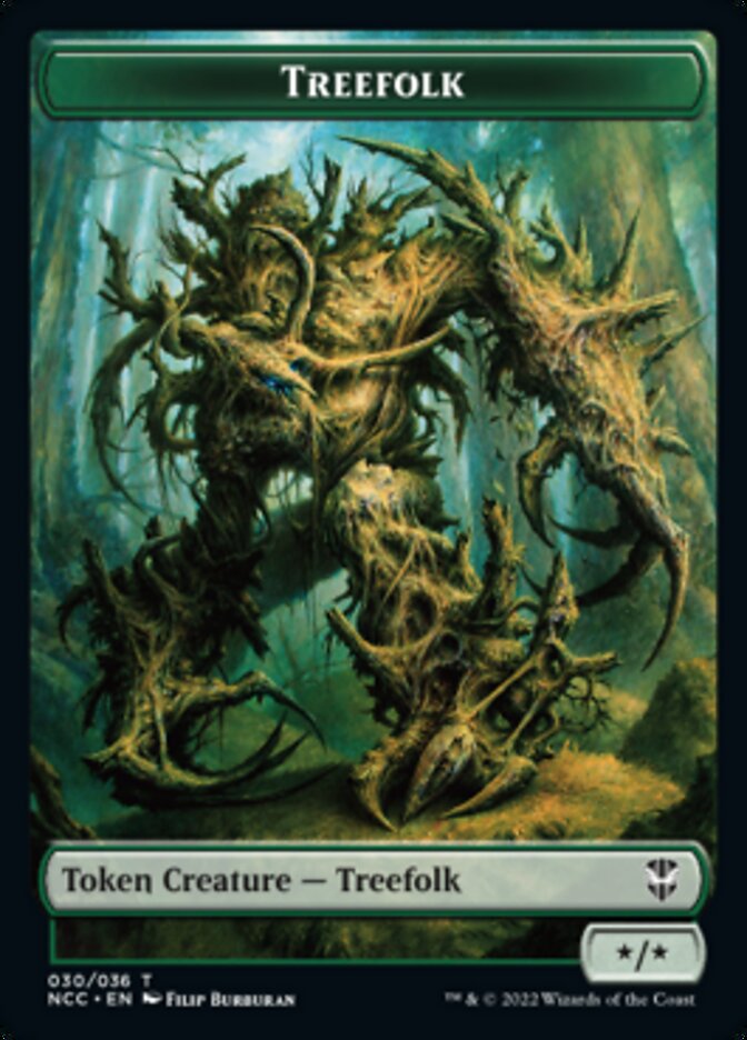 Treefolk // Spider Double-sided Token [Streets of New Capenna Commander Tokens] | GnG Games