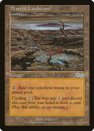 Blasted Landscape [Urza's Saga] | GnG Games