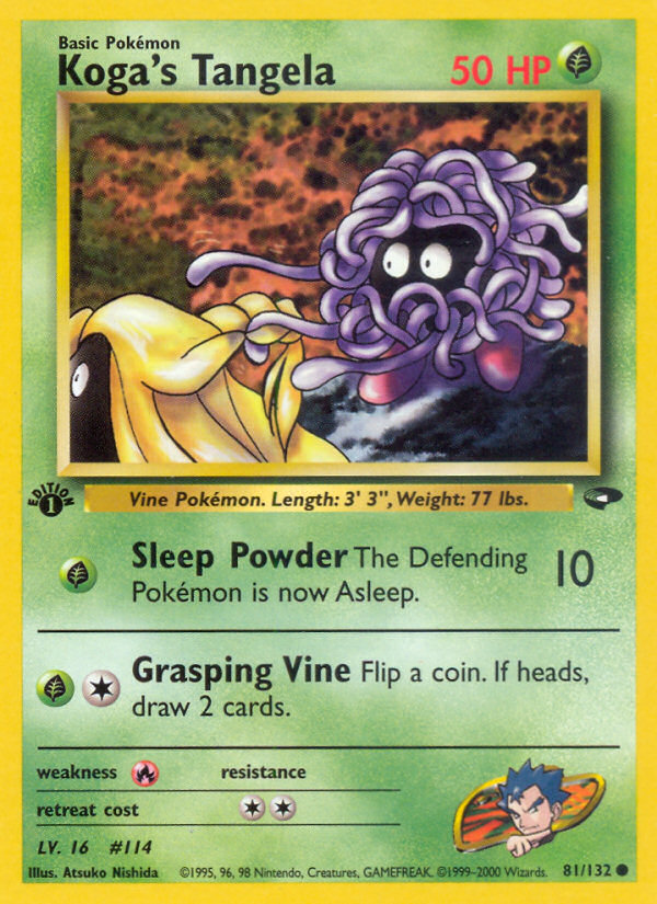 Koga's Tangela (81/132) [Gym Challenge 1st Edition] | GnG Games