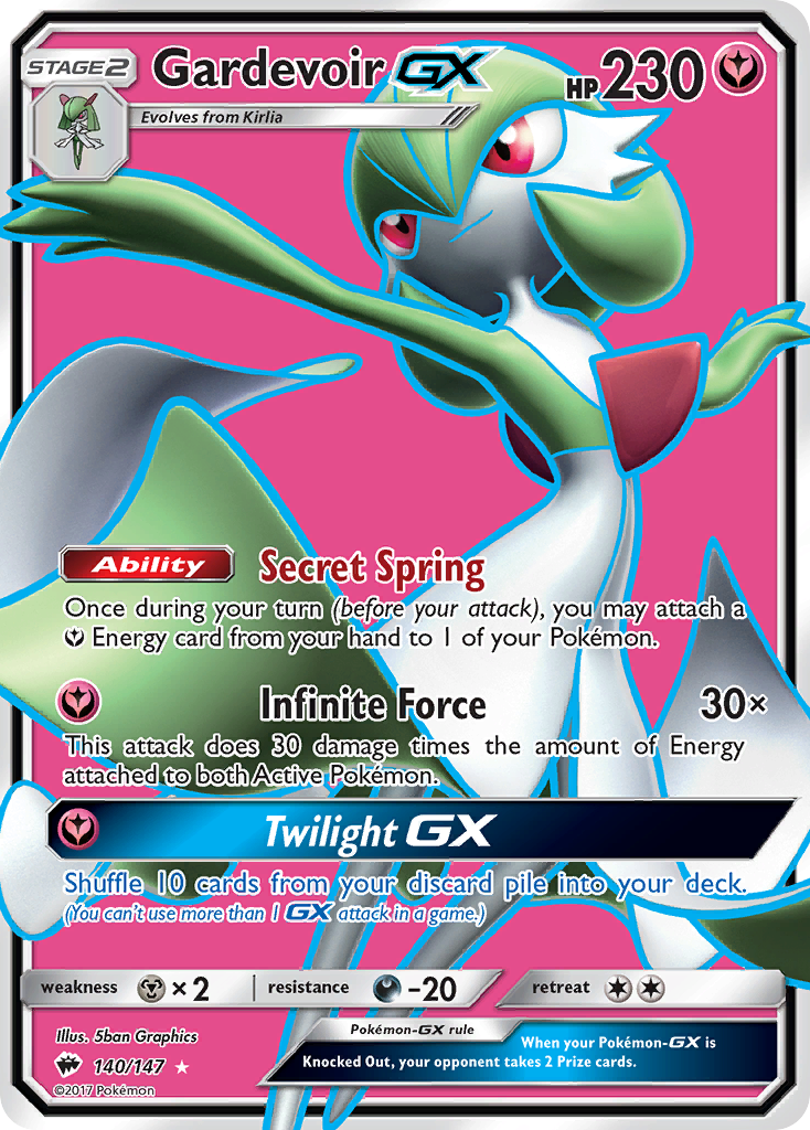 Gardevoir GX (140/147) [Sun & Moon: Burning Shadows] | GnG Games