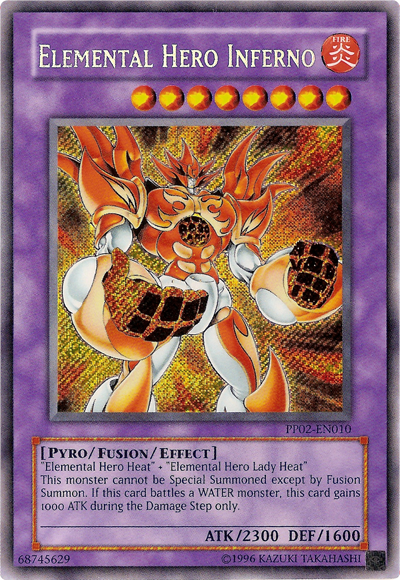 Elemental Hero Inferno [PP02-EN010] Secret Rare | GnG Games