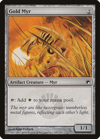 Gold Myr [Scars of Mirrodin] | GnG Games