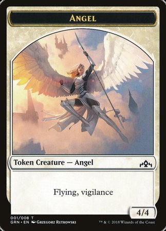 Angel Token [Guilds of Ravnica Tokens] | GnG Games