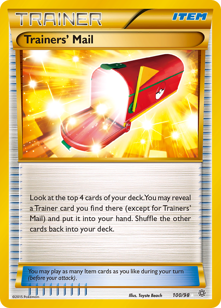 Trainers' Mail (100/98) [XY: Ancient Origins] | GnG Games