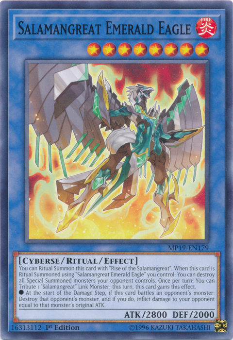 Salamangreat Emerald Eagle [MP19-EN179] Common | GnG Games