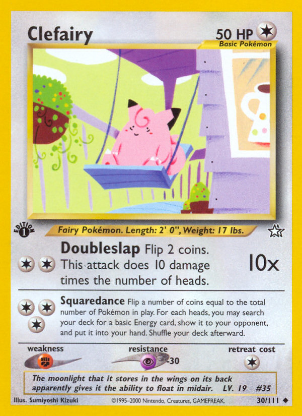 Clefairy (30/111) [Neo Genesis 1st Edition] | GnG Games