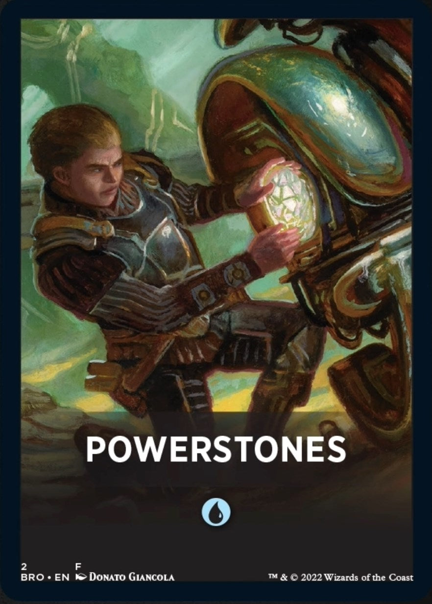 Powerstones Theme Card [The Brothers' War Tokens] | GnG Games