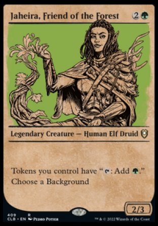 Jaheira, Friend of the Forest (Showcase) [Commander Legends: Battle for Baldur's Gate] | GnG Games