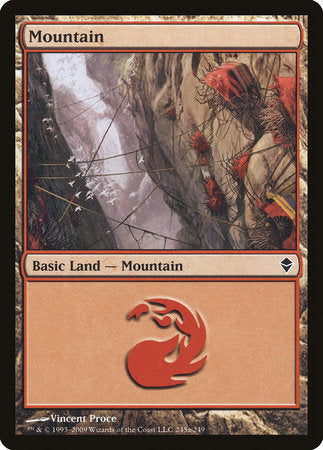 Mountain (245a) [Zendikar] | GnG Games