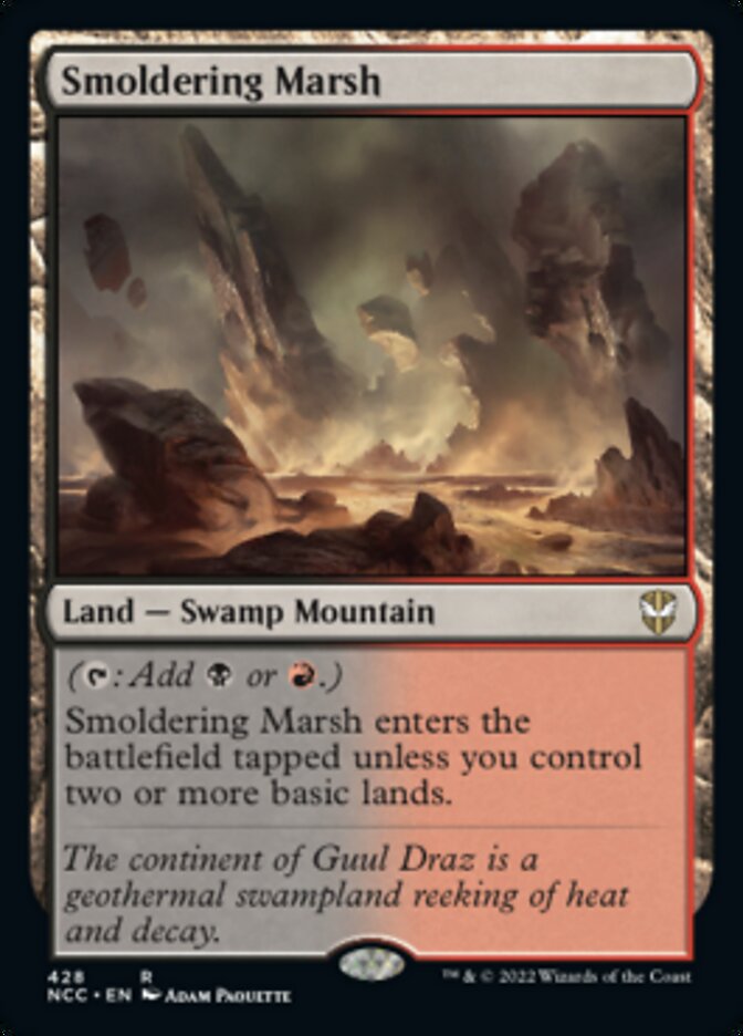 Smoldering Marsh [Streets of New Capenna Commander] | GnG Games
