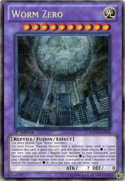 Worm Zero [HA03-EN056] Secret Rare | GnG Games