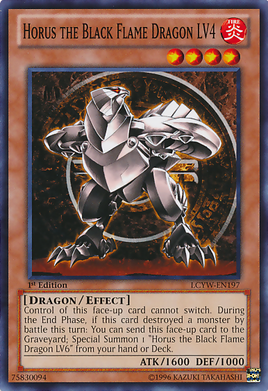 Horus the Black Flame Dragon LV4 [LCYW-EN197] Common | GnG Games